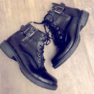 Women’s Madden Girl black boots. Size 6